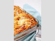 Easy Lasagna Bake with Penne Pasta