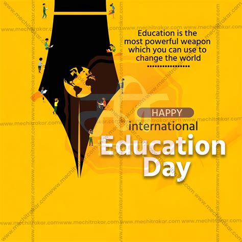 Attractive Antarashtriya Shikshan Din (International Education Day ...