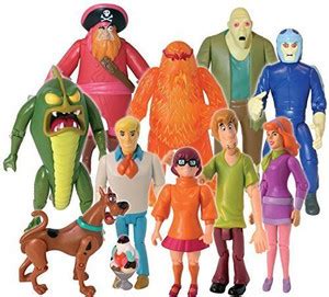 Scooby-Doo Monster Set Action Figure, 10 Pack- Toy Figure Sets- Scooby ...