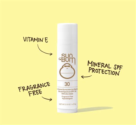 Sunscreen Lip Balm, SPF 30, Mineral | Sun Bum