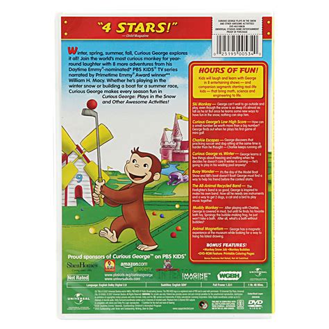 Curious George Movie Dvd