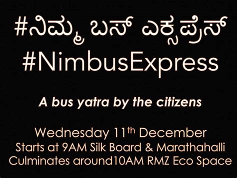 Bengaluru: Citizens to embark on bus yatra on Wednesday | Bengaluru ...