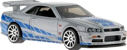 HOT WHEELS Fast & Furious 1:64 Scale Vehicle NISSAN SKYLINE GT-R (BNR34 ...