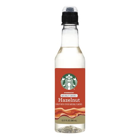 Starbucks Naturally Flavored Hazelnut Coffee Syrup, 12.7 fl oz