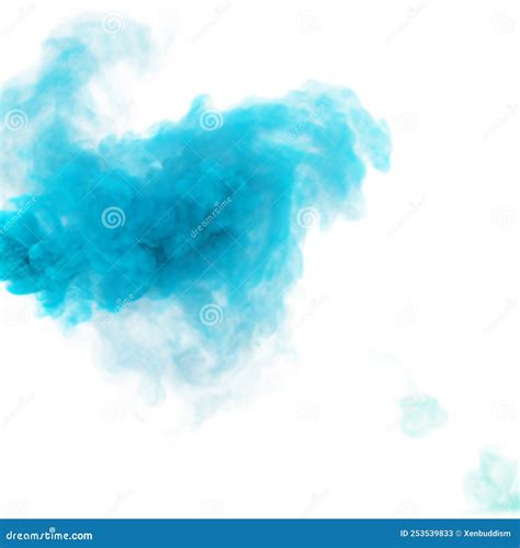 Light blue plume of smoke stock illustration. Illustration of smoking ...