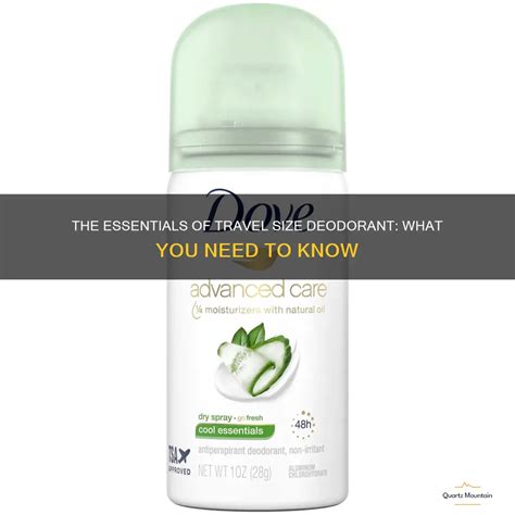 The Essentials Of Travel Size Deodorant: What You Need To Know ...