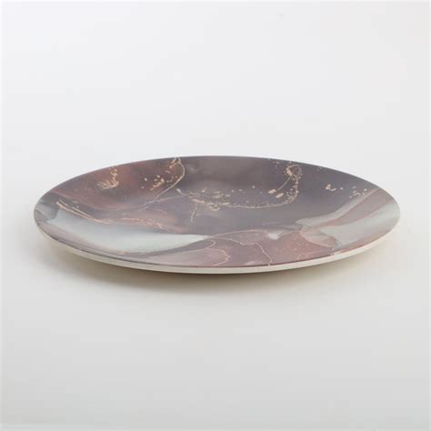 Buy Breccia Melamine Printed Dinner Plate - 27cm from Home Centre at ...