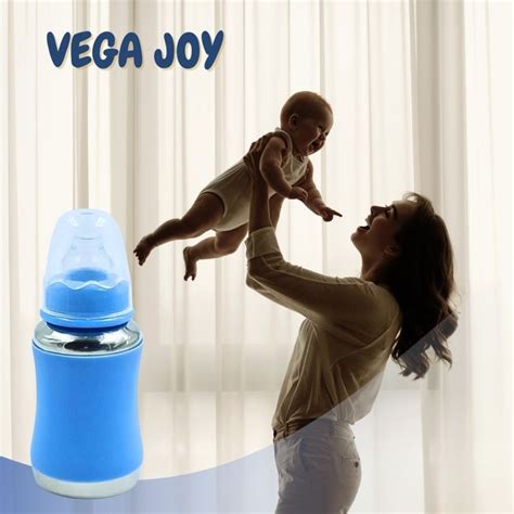 Voik Vega Joy Blue Stainless Steel Baby Feeding Bottle 140ml ...