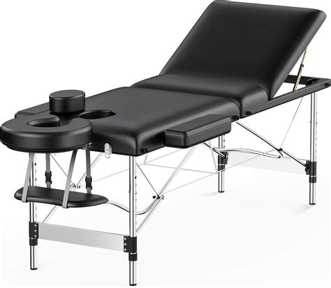 Amazon.com: PayLessHere Aluminium Massage Bed Portable Massage Table 2 ...