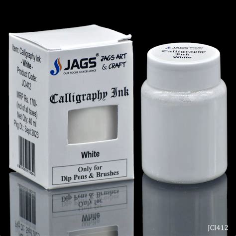 Jags Calligraphy Inks 40ML White – Inkarto