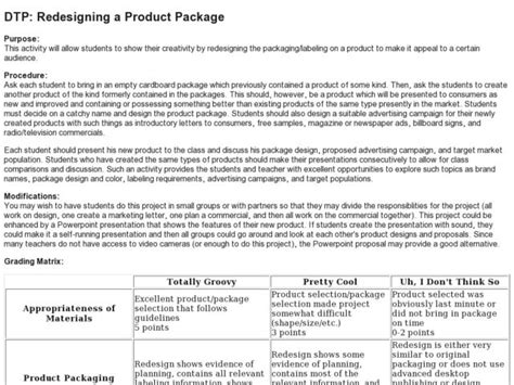 Image result for Product Design Package Lesson