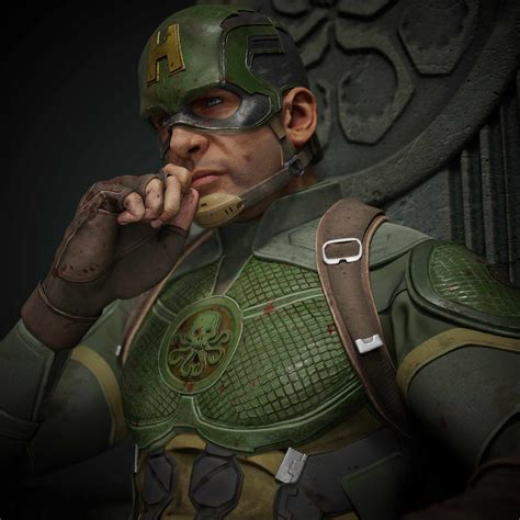 Hail Hydra - Captain America - ZBrushCentral