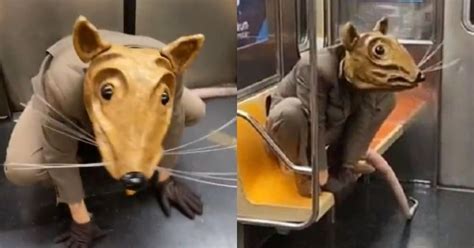 A 'Giant Rat' In The New York City Subway