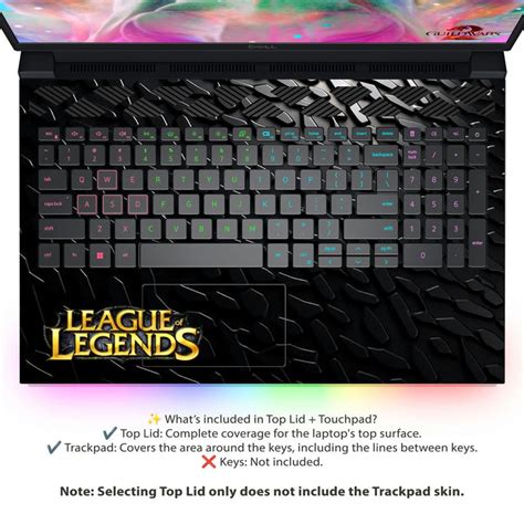 Shop League of Legends Color Explosion Laptop Skin for Dell | Buy ...