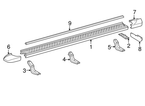 51781-60261 - Running Board 2010-2021 Toyota Land Cruiser | Longo ...