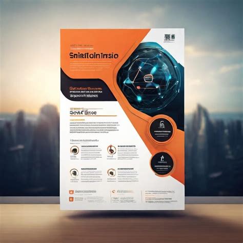 A poster for a company called gear is displayed on a table | Premium AI ...