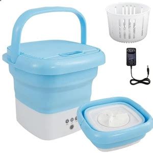 PGS Mini Portable Foldable 9L Washing Machine semi Automatic 3 Modes ...