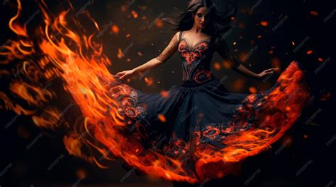 Premium AI Image | Flamenco Dance Fiery Passion Stunning Spanish woman ...