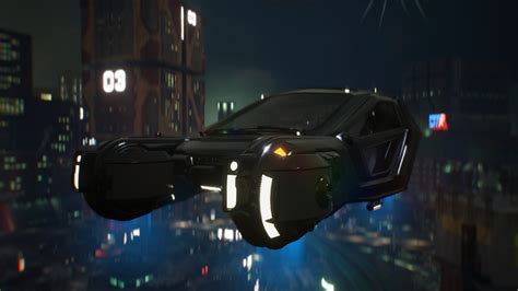 Image result for Blade Runner Flying Car