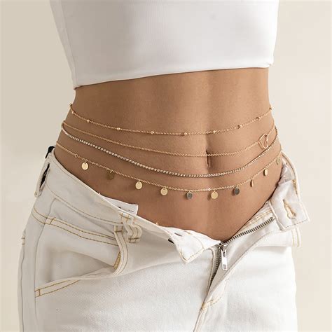 Triple Charm Waist Jewellery