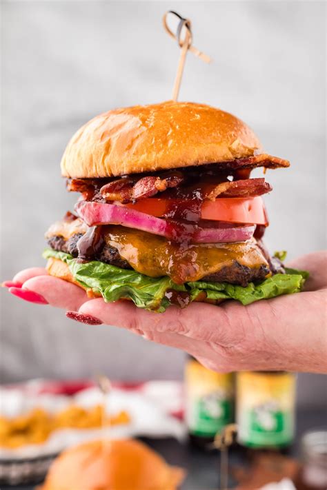 BBQ Bacon Burgers - Amanda's Cookin' - Beef