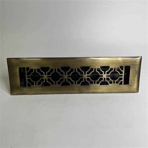 Geometric Solid Brass Floor Register Floor Registers Unearth The