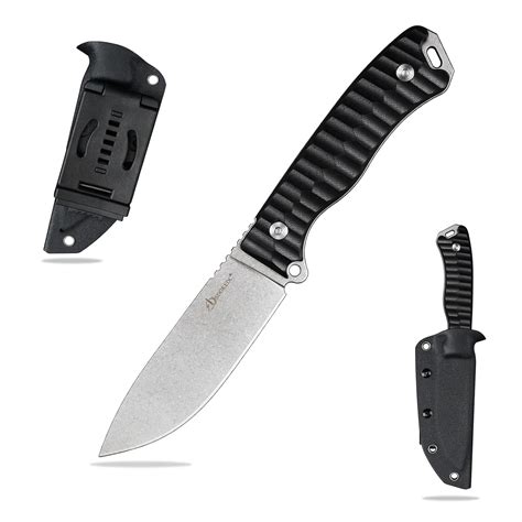 Amazon.com : SDOKEDC Knives 14C28N Steel Tactical Fixed Blade Knife ...