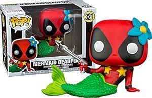 Funko Pop Marvel: Mermaid Deadpool Collectible Figure, Multicolor ...