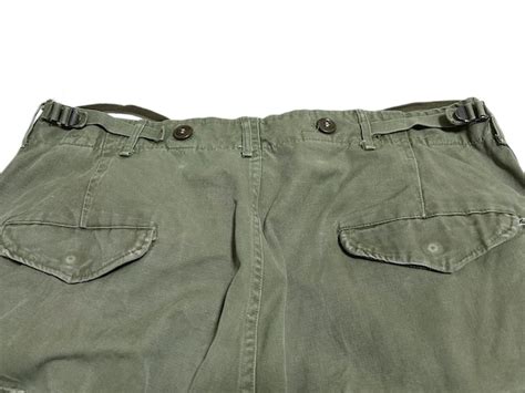 【MEDIUM-LONG】コットンダック 50s USARMY M-51 FIELD TROUSERS ミリタリーパンツ 1951 MP ...