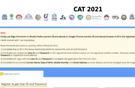 CAT 2021 Application Correction Window Opens, Make Changes, Edit ...