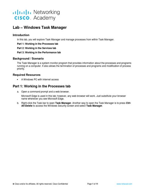 3.3.12 Lab Windows Task Manager 的图像结果