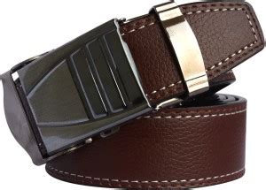 LOOPA Men Formal Brown Synthetic Belt BROWN - Price in India | Flipkart.com