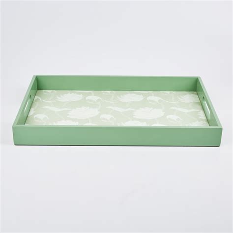 Buy Corsica Kamal Wooden Printed Serving Tray - 45x30cm from Corsica by ...