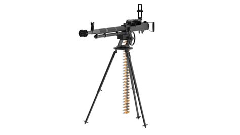 DShK Heavy Machine Gun 3D model | CGTrader