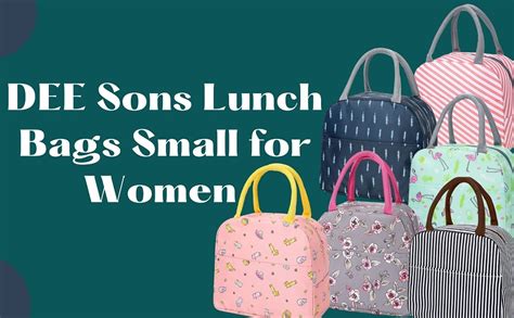 DEE Sons Aluminium Lining Thermal Insulated Lunch Bag | Tote Lunch Bag ...