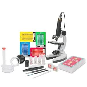 IQCREW by AmScope Kid's Premium 85+ Piece Microscope, Color Camera and ...