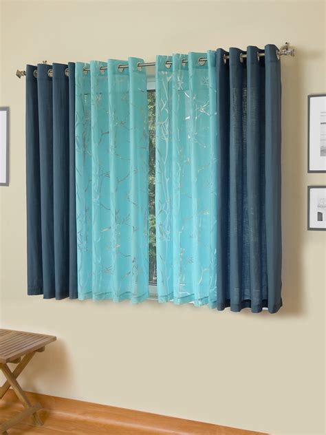 Buy Irene Wallace Set of 4 Window Curtains Online at Low Prices in ...