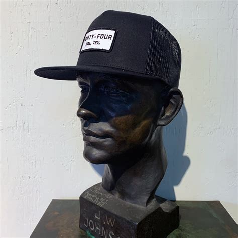 Trucker Hat / Black-Black / High Crown – 44BLD