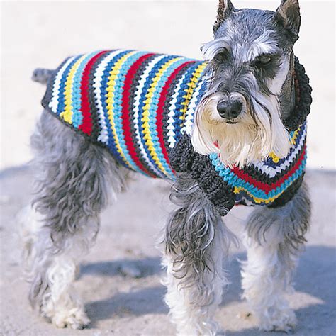 crochet pattern dog sweater