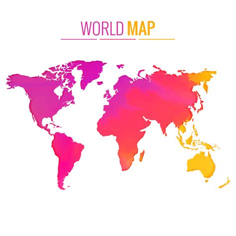 World Map Layout Colorful 的图像结果