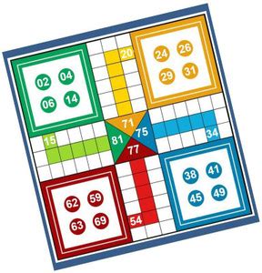 Tambola Tickets Ludo Design 1 Theme Tambola Housie Tickets (24 Cards ...