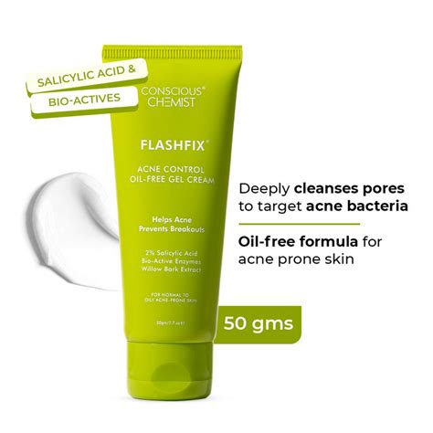 Buy Conscious Chemist Flashfix Acne Spot Corrector Face Cream With 2% ...
