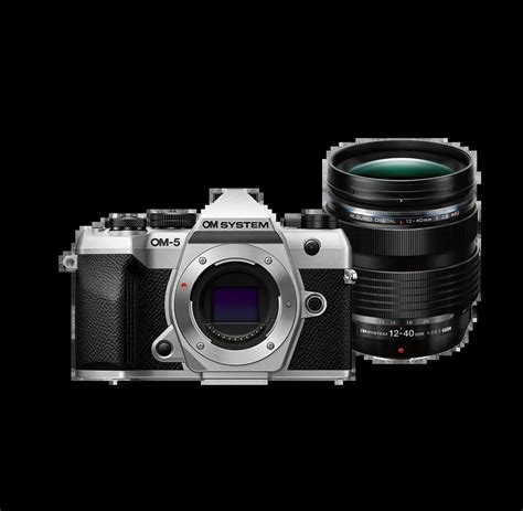 Achetez Kit OM-5 Mark II Argent + 12-40 mm F2.8 PRO II | OM SYSTEM Belgique