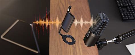 FIFINE T669 Pro USB Podcast Microphone, PC Computer Condenser ...