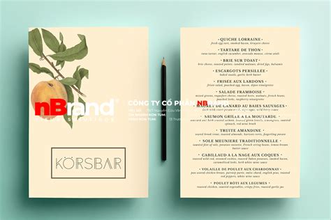 In ấn Thực đơn - Menus giá rẻ tại Kon Tum - Giao hàng tận nơi miễn phí