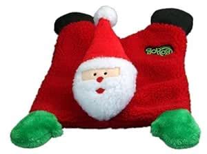 Buy GoDog Holiday Flat Santa Large Toy with Chew Guard Online at Low ...