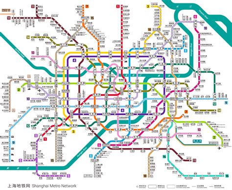 Printable Shanghai Metro Map - China Mike