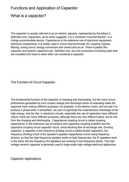 Capacitor Functions 的图像结果