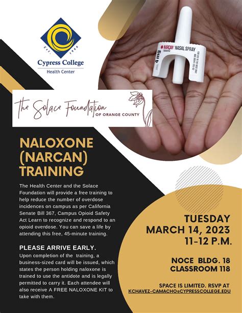 Naloxone Training - Cypress College