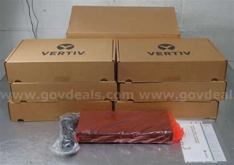 Lot of (6) NEW Vertiv Cybex SC840 SC 4-Port DVI-I Secure KVM Switches ...